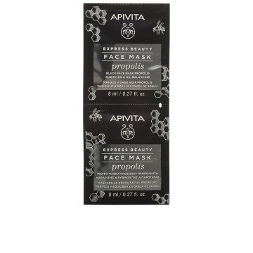 Express Beauty Mascarilla facial negra purificante y equilibrante con propóleo 2 x 8 ml Express Beauty Mascarilla facial negra purificante y equilibrante con propóleo 2 x 8 ml