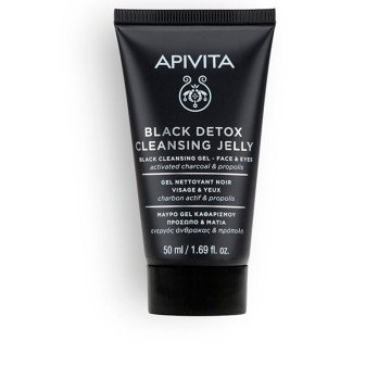GEL LIMPIADOR DETOX NEGRO - Limpiador facial natural con carbón activo y propóleo 50 ml GEL LIMPIADOR DETOX NEGRO - Limpiador facial natural con carbón activo y propóleo 50 ml