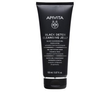 BLACK DETOX CLEANSING GEL - Natural facial cleanser with active charcoal and propolis 150 ml BLACK DETOX CLEANSING GEL - Natural facial cleanser with active charcoal and propolis 150 ml