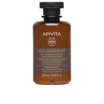 OILY ANTI-DANDRUFF SHAMPOO with salicylic acid (white willow) and propolis 250 ml