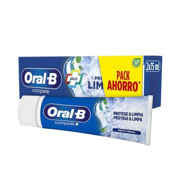 COMPLETE PLUS dentífrico protege & limpia pack 2 x 75 ml COMPLETE PLUS dentífrico protege & limpia pack 2 x 75 ml
