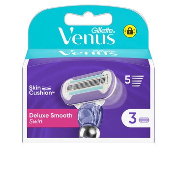 GILLETTE VENUS SWIRL SMOOTH charger 3 refills GILLETTE VENUS SWIRL SMOOTH charger 3 refills