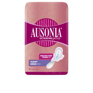 AUSONIA ULTRAFINA PLUS compresas super alas 14 u AUSONIA ULTRAFINA PLUS compresas super alas 14 u