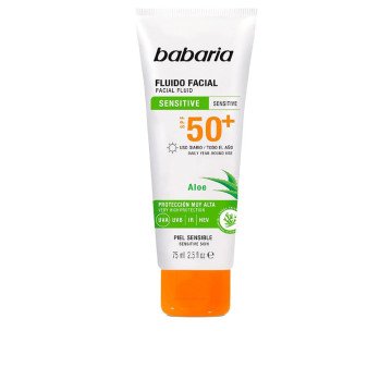 Aloe vera facial fluid for sensitive skin SPF 50+ 75 ml Aloe vera facial fluid for sensitive skin SPF 50+ 75 ml