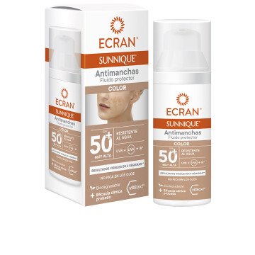 ECRAN SUNNIQUE anti-stain facial color SPF50+ 50 ml ECRAN SUNNIQUE anti-stain facial color SPF50+ 50 ml