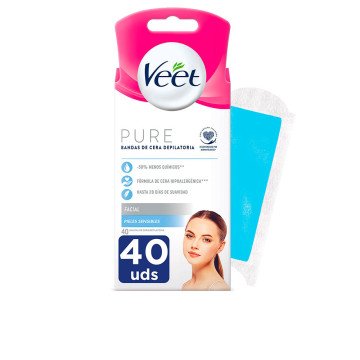 PURE WAX BANDS sensitive skin facial 40 u PURE WAX BANDS sensitive skin facial 40 u