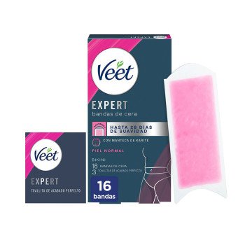 EXPERT BIKINI depilatory wax strips for normal skin 16 units EXPERT BIKINI depilatory wax strips for normal skin 16 units