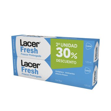 LACERFRESH TOOTHPASTE GEL PACK 2 x 125 ml LACERFRESH TOOTHPASTE GEL PACK 2 x 125 ml
