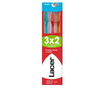 CEPILLO DENTAL cabezal pequeño medio pack 3 u CEPILLO DENTAL cabezal pequeño medio pack 3 u