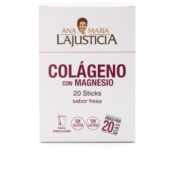 COLÁGENO CON MAGNESIO sabor fresa 20 sticks COLÁGENO CON MAGNESIO sabor fresa 20 sticks