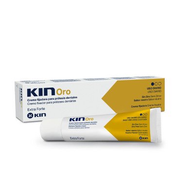 KIN ORO crema fijadora para prótesis dentales 75 ml KIN ORO crema fijadora para prótesis dentales 75 ml
