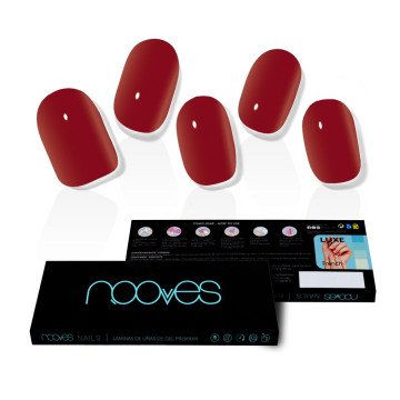 GEL NAIL FILMS midnight rain premium luxe solid #red 20 u