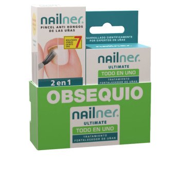 NAILNER BRUSH 2 IN 1 ANTI-FUNGAL BRUSH CASE 2 pcs NAILNER BRUSH 2 IN 1 ANTI-FUNGAL BRUSH CASE 2 pcs