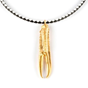 TUENT LUXE BLACK & WHITE necklace #shiny gold 1 u
