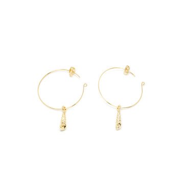 AGULLA earrings #gold glitter 1 u AGULLA earrings #gold glitter 1 u
