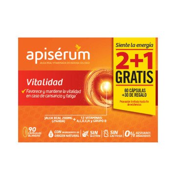 APISÉRUM VITALIDAD 90 cápsulas APISÉRUM VITALIDAD 90 cápsulas