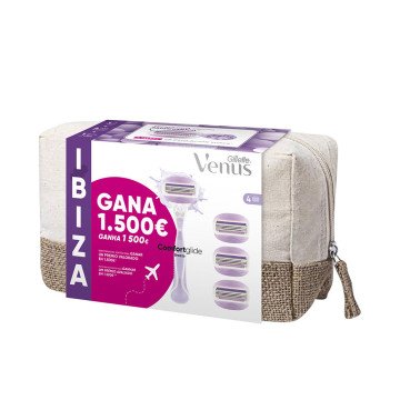 GILLETTE VENUS BREEZE IBIZA TOILETRY BAG razor + 4 refills GILLETTE VENUS BREEZE IBIZA TOILETRY BAG razor + 4 refills