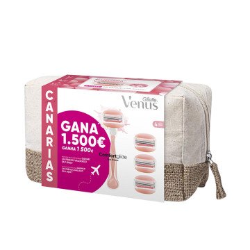 GILLETTE VENUS SPA BREEZE CANARIAS TOILETRY BAG machine + 4 refills GILLETTE VENUS SPA BREEZE CANARIAS TOILETRY BAG machine + 4 refills