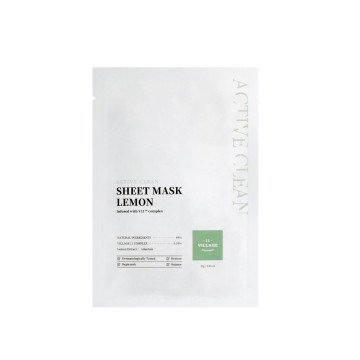 ACTIVE CLEAN sheet mask lemon 23 gr ACTIVE CLEAN sheet mask lemon 23 gr