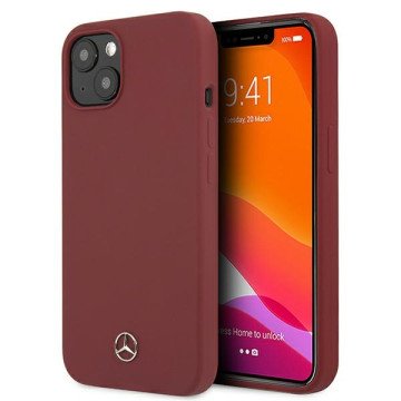 Mercedes Silicone Line Case for iPhone 13 mini - Red Mercedes Silicone Line Case for iPhone 13 mini - Red