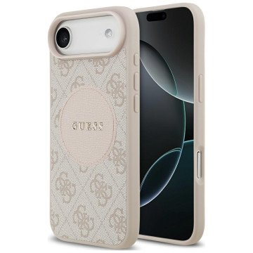 Guess 4G Circle Classic Logo MagSafe case for iPhone Air - pink