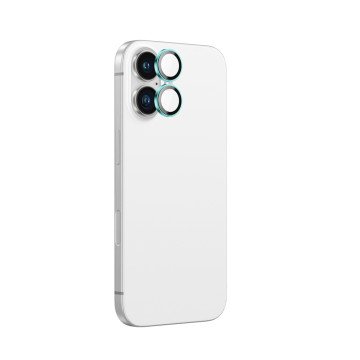AmazingThing AR Aluminum 2 Lens Glass with Camera Lens Frame for iPhone 16 / 16 Plus - Green AmazingThing AR Aluminum 2 Lens Glass with Camera Lens Frame for iPhone 16 / 16 Plus - Green