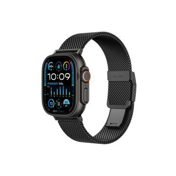 AmazingThing Titan Premium Metal Band for AppleWatch 38/40/41/42/44/45/46/49 mm - Black AmazingThing Titan Premium Metal Band for AppleWatch 38/40/41/42/44/45/46/49 mm - Black