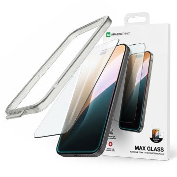 AmazingThing Titan Max FusionFilter 7 Tempered Glass for iPhone Air