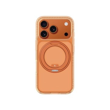 AmazingThing Titan Pro Spin case for iPhone 17 Pro Max compatible with MagSafe - orange