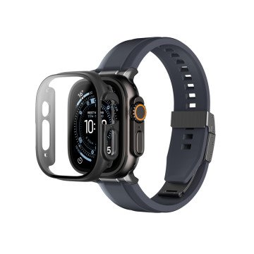 AmazingThing Radix protective glass with case for Apple Watch Ultra 3 / Ultra 4 49 mm - black AmazingThing Radix protective glass with case for Apple Watch Ultra 3 / Ultra 4 49 mm - black