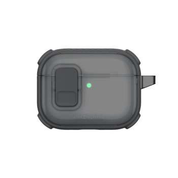 AmazingThing Titan Pro Mag Case Clear for AirPods Pro 3 - Black