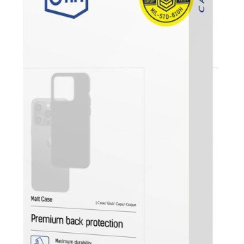 3mk Matt Case for Motorola Edge 50 Pro - Black