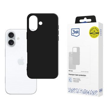 3mk Matt Case for iPhone 16 Plus - Black 3mk Matt Case for iPhone 16 Plus - Black