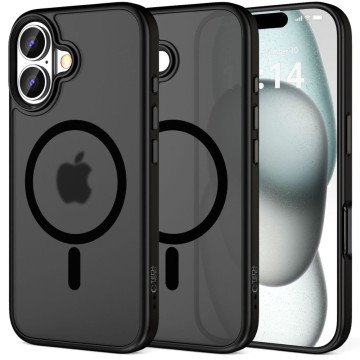 Tech-Protect MagMat MagSafe iPhone 16 Case - Black Tech-Protect MagMat MagSafe iPhone 16 Case - Black