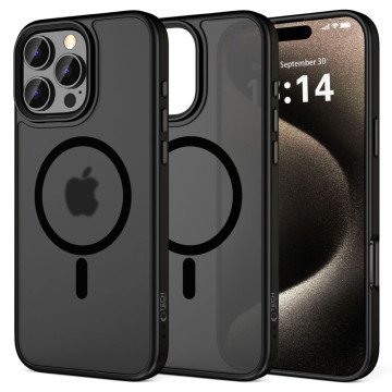 Tech-Protect MagMat MagSafe iPhone 16 Pro Case - Black Tech-Protect MagMat MagSafe iPhone 16 Pro Case - Black