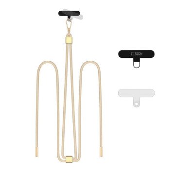 Tech-Protect C2S Rope Crossbody Strap Leash - Beige