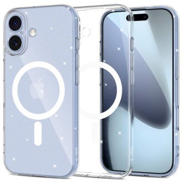 Tech-Protect FlexAir MagSafe Case for iPhone 17 - Clear Glitter Tech-Protect FlexAir MagSafe Case for iPhone 17 - Clear Glitter