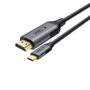 Tech-Protect UltraBoost USB-C / HDMI cable 60Hz 180cm - black Tech-Protect UltraBoost USB-C / HDMI cable 60Hz 180cm - black