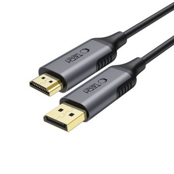 Tech-Protect UltraBoost DisplayPort / HDMI 2.0 Cable 4K 60Hz 2m - Black Tech-Protect UltraBoost DisplayPort / HDMI 2.0 Cable 4K 60Hz 2m - Black