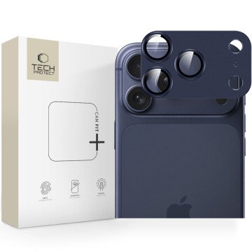 Tech-Protect Camfull Fit+ Camera Lens Glass for iPhone 17 Pro - Navy Blue Tech-Protect Camfull Fit+ Camera Lens Glass for iPhone 17 Pro - Navy Blue
