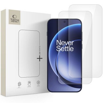 Tech-Protect Glass Fit+ 2-pack tempered glass for OnePlus 15
