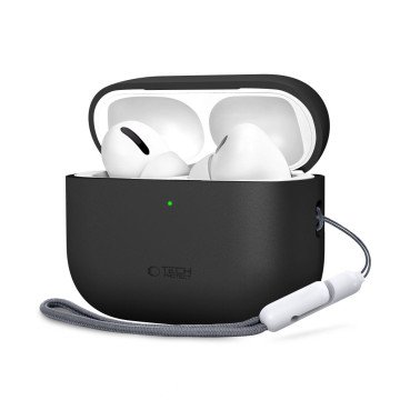 Tech-Protect Silicone Case for AirPods Pro 3 - Black Tech-Protect Silicone Case for AirPods Pro 3 - Black