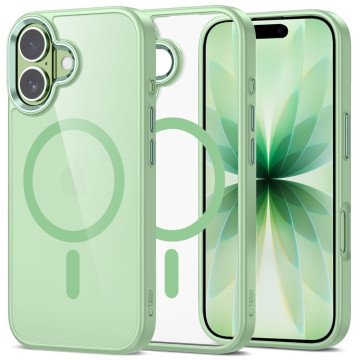 Tech-Protect MagMat MagSafe Case for iPhone 17 - Transparent Green Tech-Protect MagMat MagSafe Case for iPhone 17 - Transparent Green