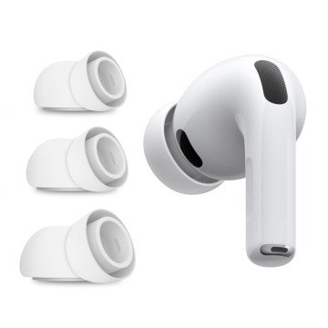 Tech-Protect Ear Tips for AirPods Pro 3 in sizes S / M / L 3-pack - white Tech-Protect Ear Tips for AirPods Pro 3 in sizes S / M / L 3-pack - white