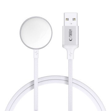 Tech-Protect UltraBoost USB-A Inductive Charger for Apple Watch 1m - White