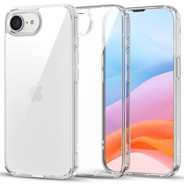 Tech-Protect FlexAir Hybrid Case for iPhone 16e / 17e - Clear Tech-Protect FlexAir Hybrid Case for iPhone 16e / 17e - Clear