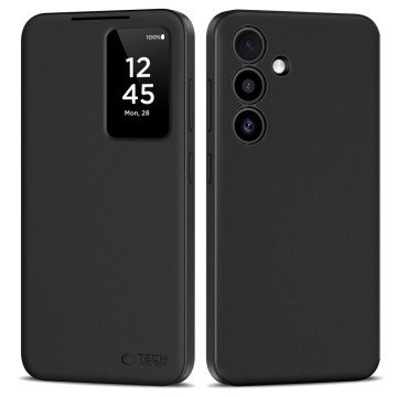 Tech-Protect Smart Wallet Case for Samsung Galaxy S25 - Matte Black