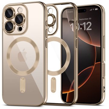 Tech-Protect MagFlex MagSafe Case for iPhone 16 Pro Max - Gold Tech-Protect MagFlex MagSafe Case for iPhone 16 Pro Max - Gold