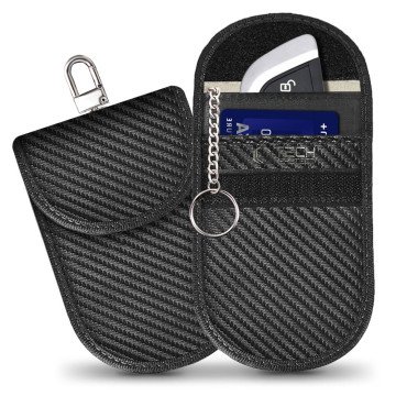 Tech-Protect KLR100 RFID Blocking Car Key Case - Black - Carbon Tech-Protect KLR100 RFID Blocking Car Key Case - Black - Carbon