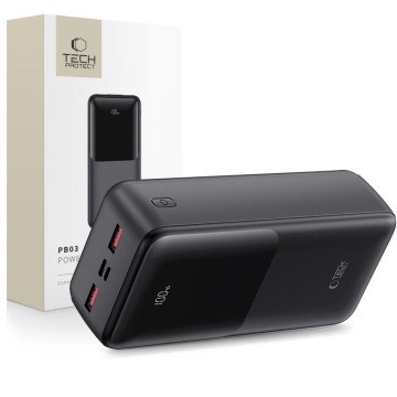 Powerbank Tech-Protect PB03 30000mAh 22.5W - black